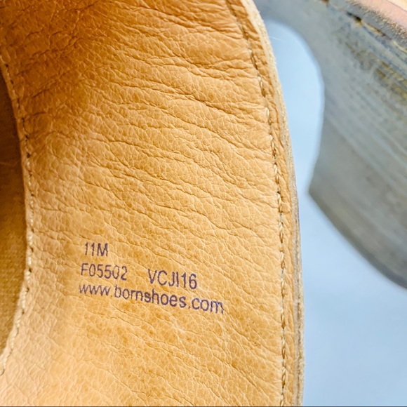 Born gold studded strap brown clogs - Picture 9 of 12